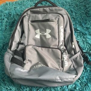 Gray under armour backpack